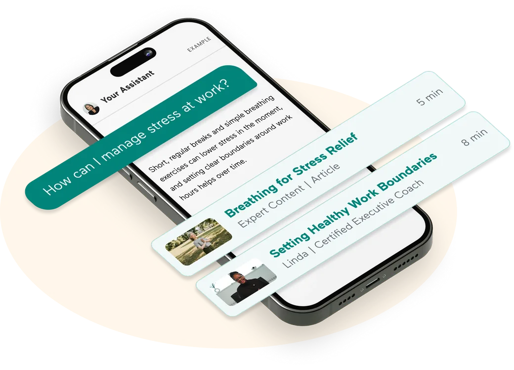 Example of an existing assistant calling CARAVAN: a user asks 